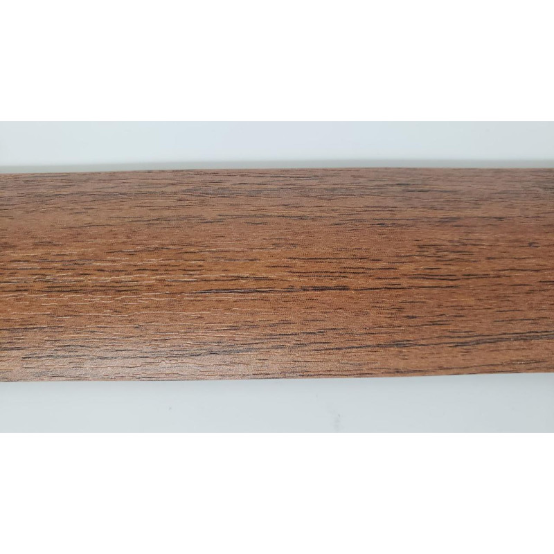 Алюмінієвий поріг з прихованим кріпленням 40 мм, Горіх лісовий (АП-013)