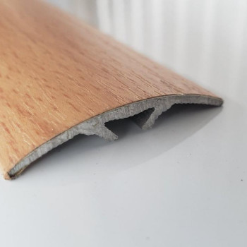 Алюмінієвий поріг із прихованим кріпленням завширшки 40 мм, Бук (АП-013) 1800