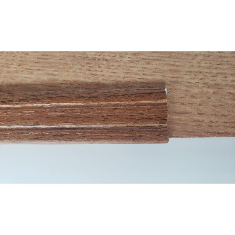 Кутовий алюмінієвий поріжок, Горіх Лісовий (ламінація) УЛ-120