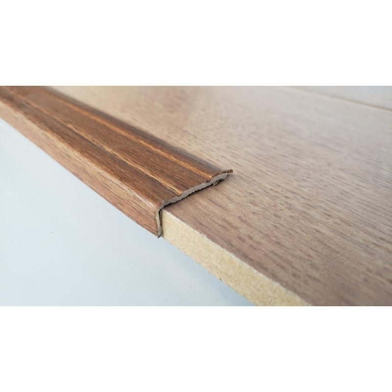 Кутовий алюмінієвий поріжок, Лісовий Горіх (ламінація) УЛ-120 2700