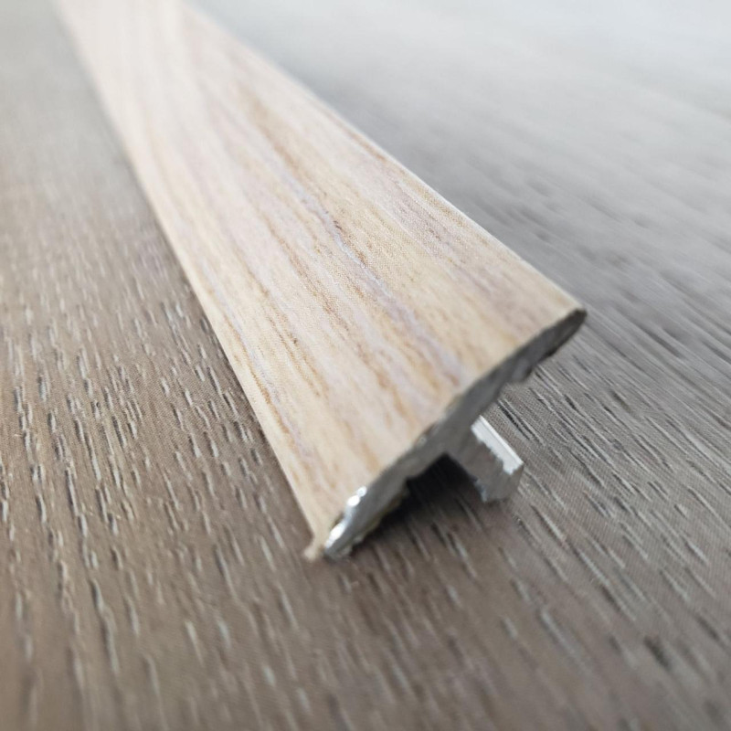 Профіль з'єднувальний Т-подібної форми, ширина 18 мм довжина 2,7 м, Дуб сірий