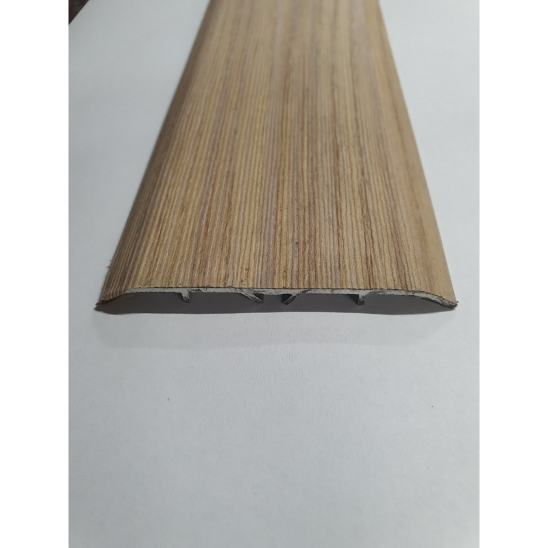 Поріг із прихованим кріпленням завширшки 80 мм, Дуб Сірий (АП-017) 1800