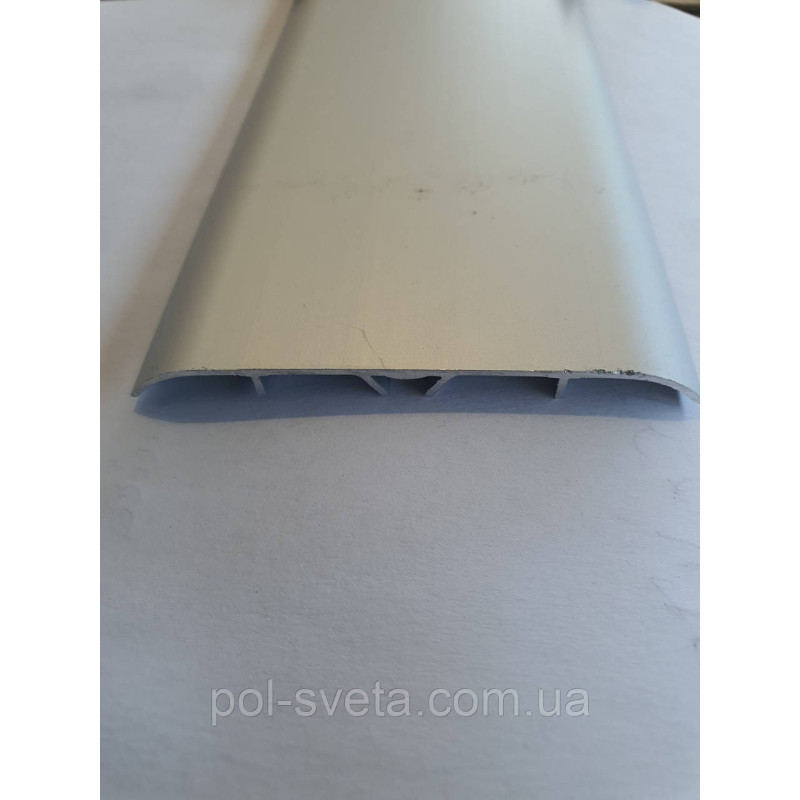 Широкий підлоговий алюмінієвий поріг із прихованим кріпленням завширшки 80 мм, (АП-017) 2700