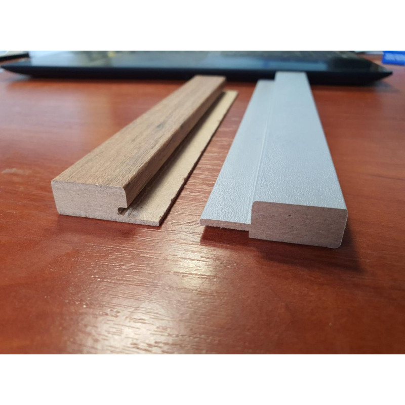 Фінішна планка МДФ ( Дуб, антрацит, венге, дуб сонома, пекан, титан гофті, білий, чорний)