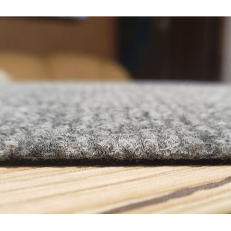 Самоклеюча плитка під ковролін 30х30 світло-сіра