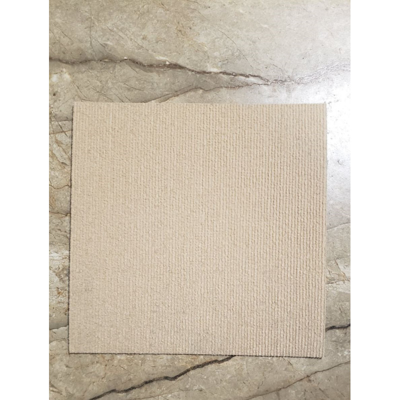 Самоклеюча плитка під ковролін 60х60 бежевий