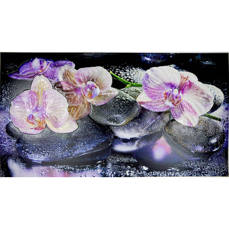 Панель ПВХ Grace Орхідея на камені 602х1020 мм