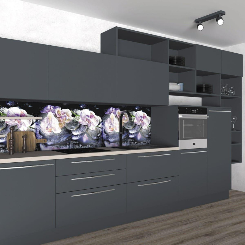 Панель ПВХ Grace Орхідея на камені 602х1020 мм