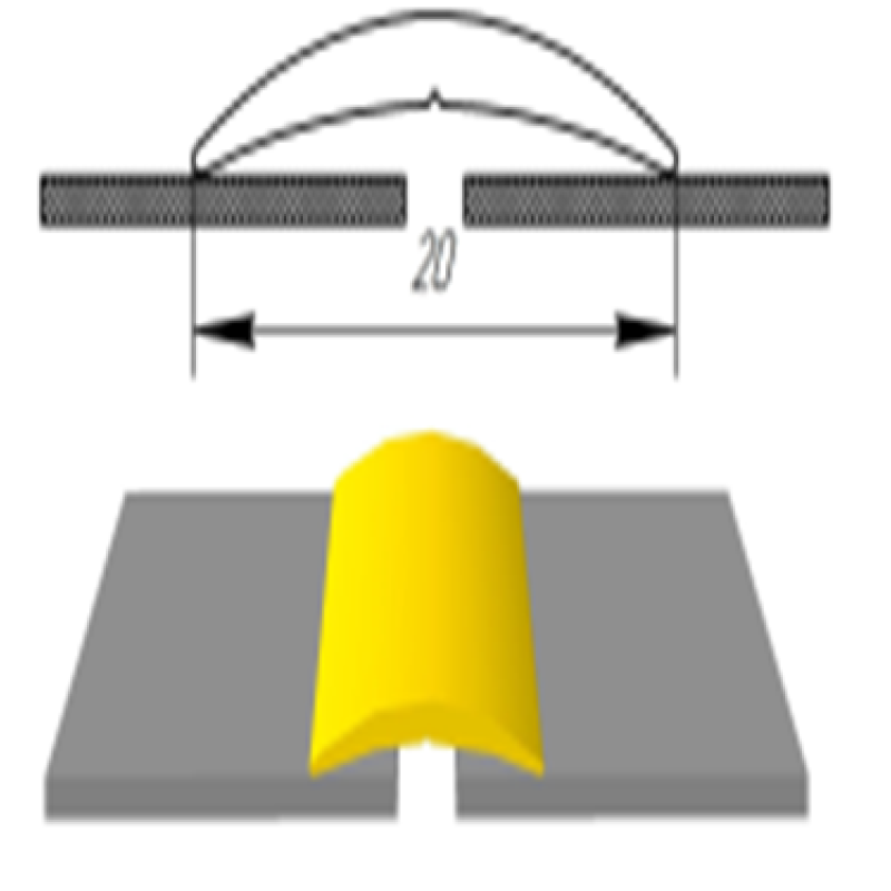 Алюмінієвий поріг АП-001