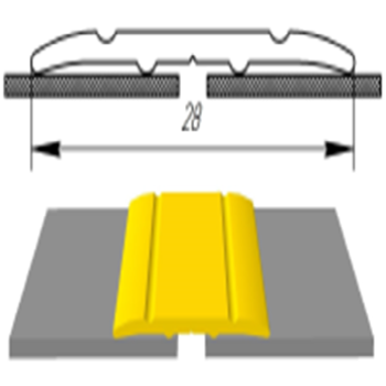 Алюмінієвий поріг АП-005 довжина 2700 мм