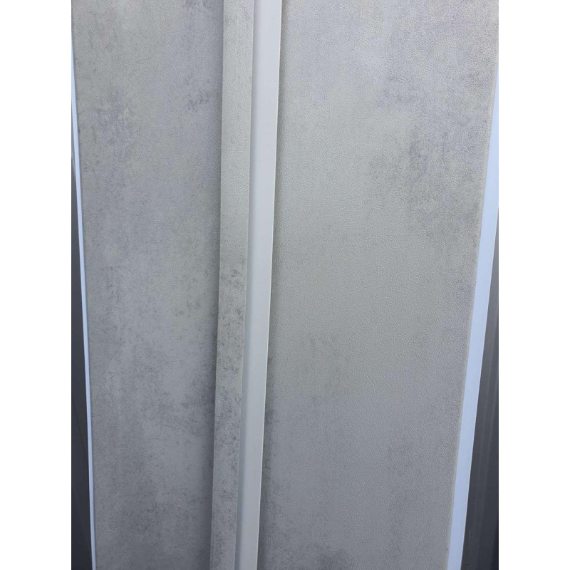 Панель пластикова Decomax Урбан сірий 92023 2700х250х8 мм Матова пластикова панель Настінна панель пластик