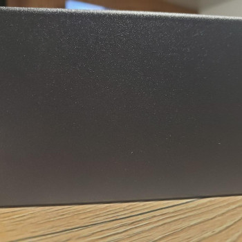 Плінтус Супер профіль ПП1280 Антрацит 2800х79х12.5 мм Ламінований плінтус Мінімалістичний плінтус