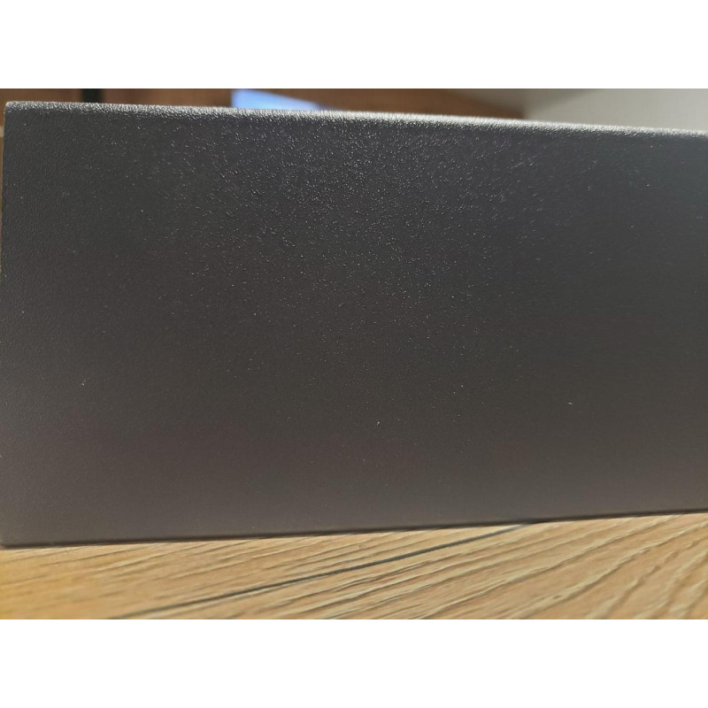 Плінтус Супер профіль ПП1280 Антрацит 2800х79х12.5 мм Ламінований плінтус Мінімалістичний плінтус