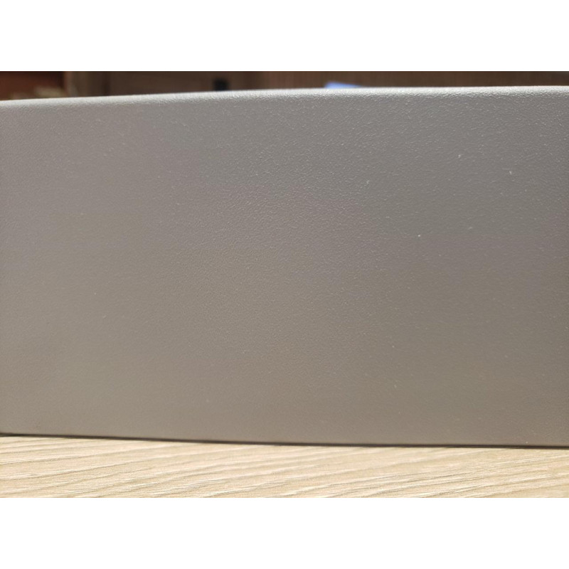 Плінтус Супер профіль ПП 1280 Світло сірий 2800х79х12.5 мм Широкий плінтус для підлоги МДФ плінтус