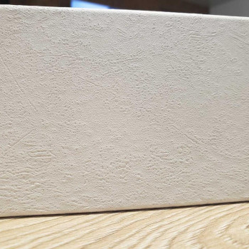 Плінтус Супер профіль ПП 1280 Цемент білий 2800х79х12.5 мм Прямий плінтус підлоговий Білий плінтус