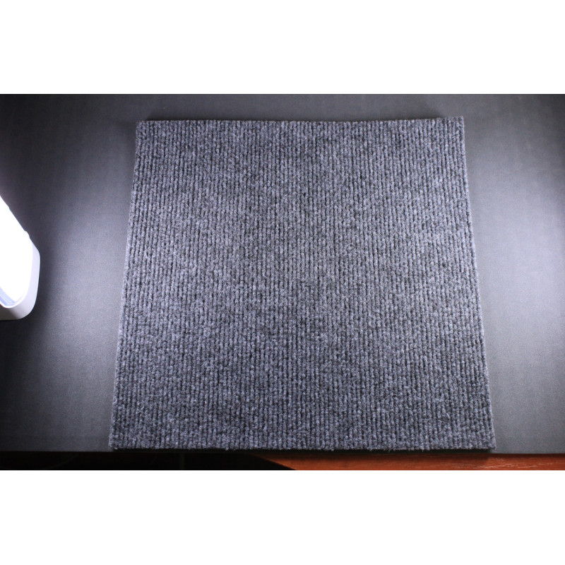 Самоклеюча плитка під ковролін 60х60 темно-сіра