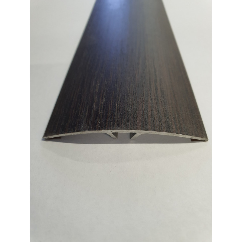 Алюмінієвий підлоговий поріг шириною 60 мм Венге 2700мм