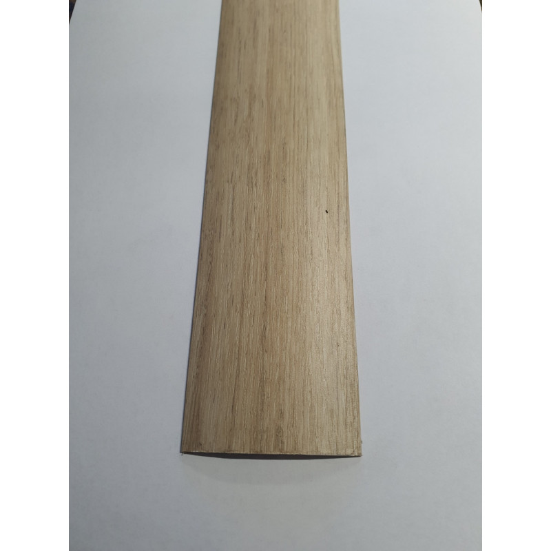 Алюмінієвий підлоговий поріг шириною 60 мм Ясінь Світлий