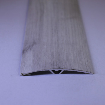 Напівкруглий підлоговий поріг шириною 60 мм, Ясінь Сірий (АП-014)