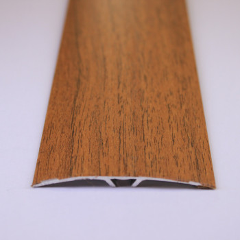 Напівкруглий підлоговий поріг шириною 60мм Горіх лісовий (АП-14)