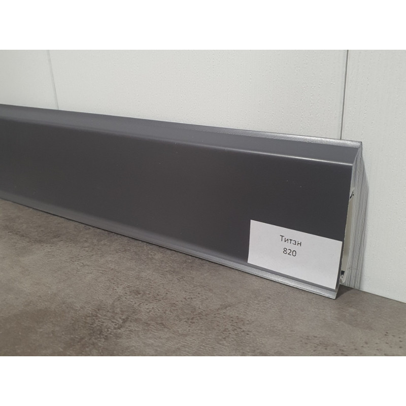 Плінтус ПВХ Grun Holz 20x70x2500 мм, Титан 820
