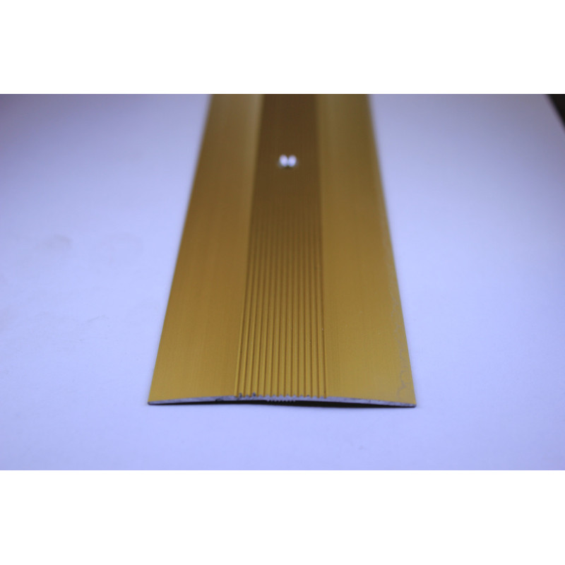 Декоративний підлоговий поріг алюмінієвий  шириною 60 мм, Золото