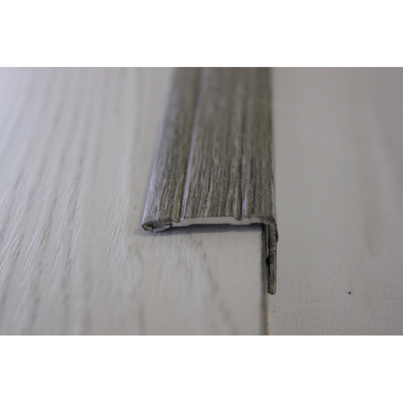 Поріг Алюмінієвий 23,5х19 L-подібний довжина 2,7м, Дуб Попелястий (УЛ-121)