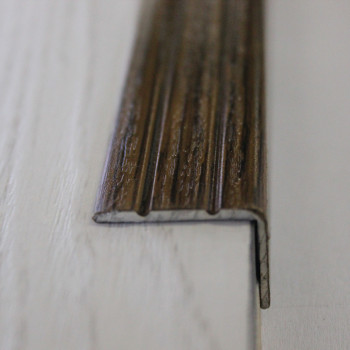 Поріг Алюмінієвий 23,5х19 L-подібний довжина 2,7м, Горіх (УЛ-121)