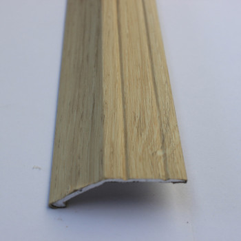 Алюмінієвий підлоговий поріг для перепаду в 10 мм, ширина 40 мм , Ясень Світлий ( АП-008)