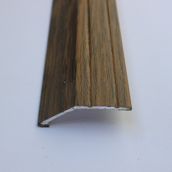 Алюмінієвий підлоговий поріг для перепаду в 10 мм, ширина 40 мм ,Горіх( АП-008)