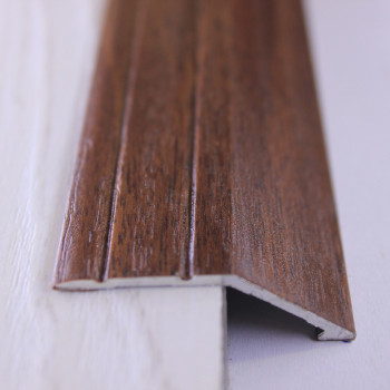 Алюмінієвий підлоговий поріг для перепаду в 12 мм, ширина 40 мм ,Каштан ( АП-008)