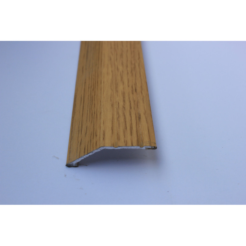 Алюмінієвий підлоговий поріг для перепаду в 12 мм, ширина 40 мм ,Дуб ( АП-008)