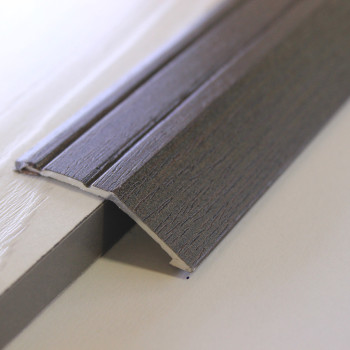 Алюмінієвий підлоговий поріг для перепаду в 12 мм, ширина 40 мм ,Венге ( АП-008)