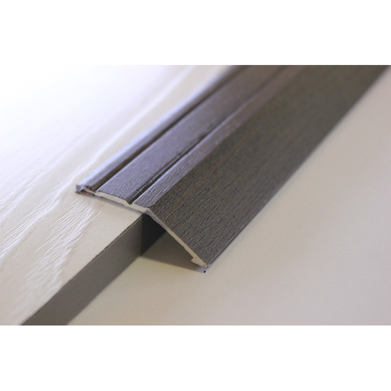 Алюмінієвий підлоговий поріг для перепаду в 12 мм, ширина 40 мм ,Венге ( АП-008)