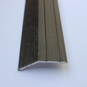 Алюмінієвий підлоговий поріг для перепаду в 10 мм, ширина 40 мм ,Венге ( АП-008)