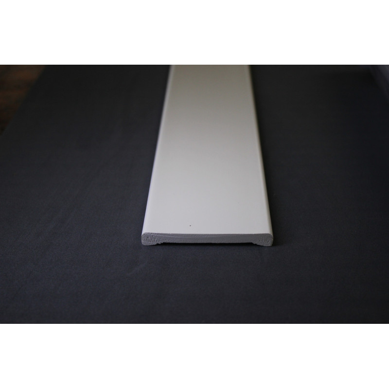 Лиштва ПВХ Білий 2200*70 мм