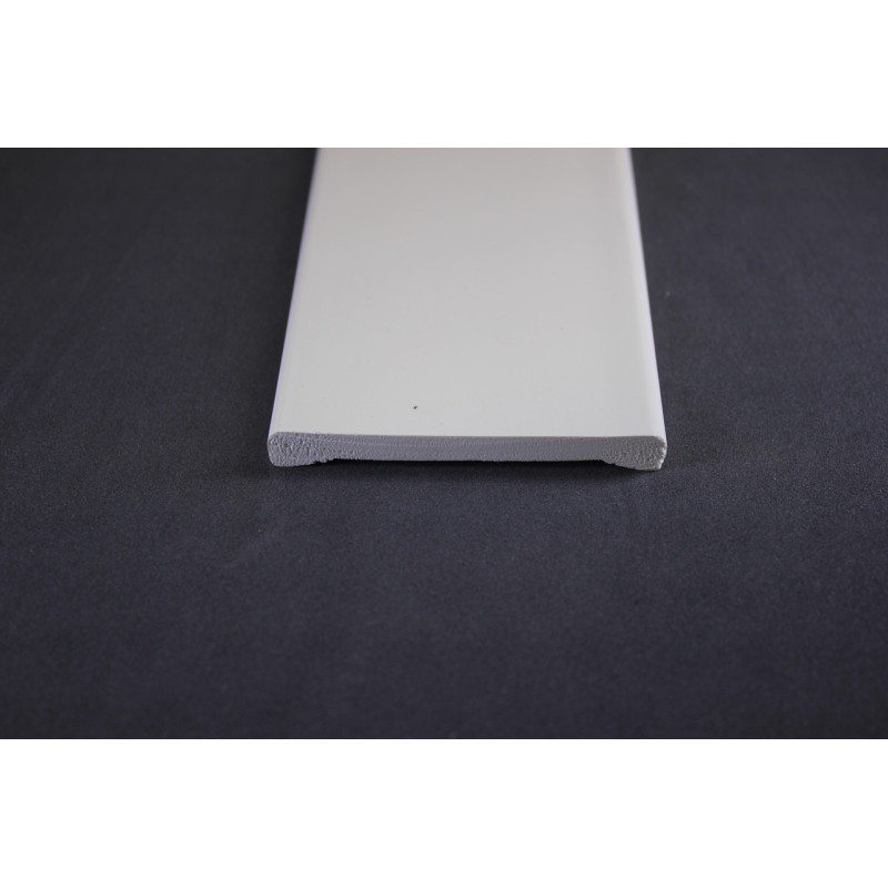 Лиштва ПВХ Білий 2200*70 мм