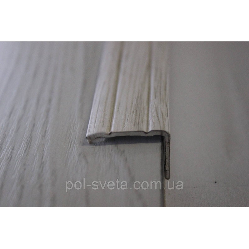 Поріг Алюмінієвий 23,5х19 L-подібний довжина 2,7м, Дуб Глазго (УЛ-121)