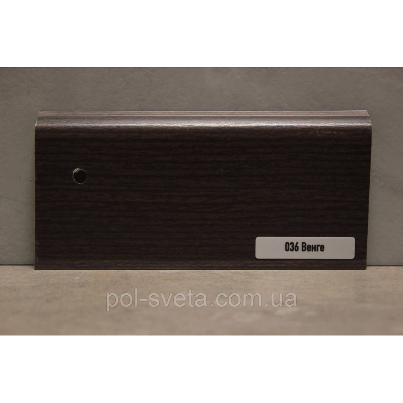 Плінтус ПВХ ТерПол 22х70х2200 мм, Венге 036