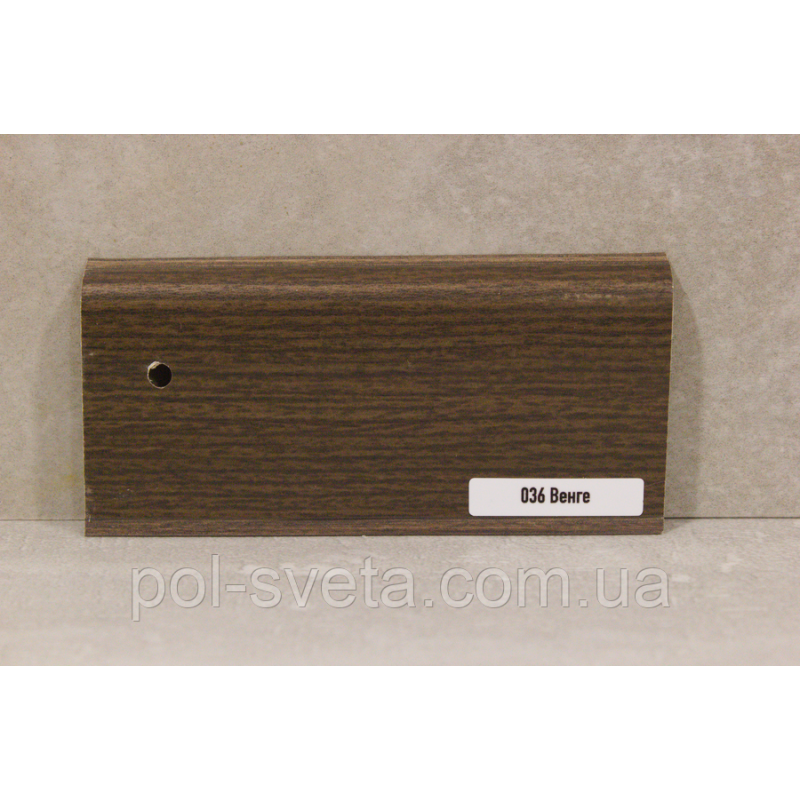 Плінтус ПВХ ТерПол 22х70х2200 мм, Венге 036