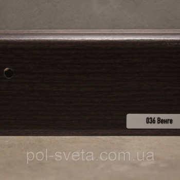 Плінтус ПВХ ТерПол 22х70х2200 мм, Венге 036