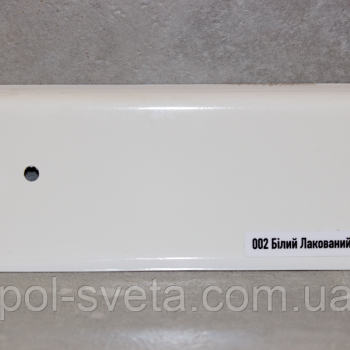 Плінтус ПВХ ТерПол 22х70х2200 мм, Білий Лакований 002