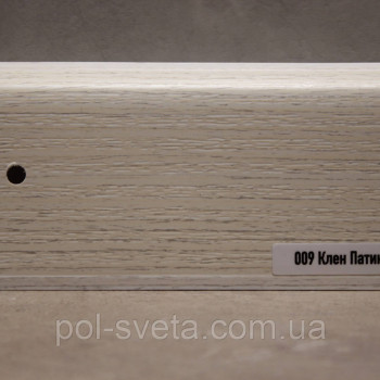 Плинтус ПВХ ТерПол 22х70х2200 мм, Клен Патина 009