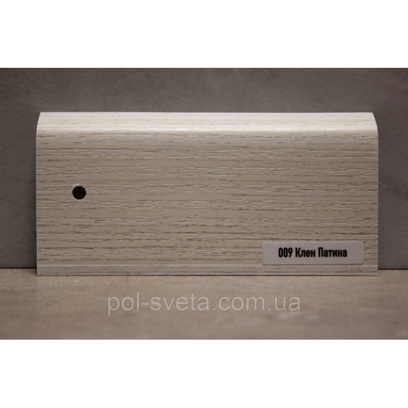 Плинтус ПВХ ТерПол 22х70х2200 мм, Клен Патина 009