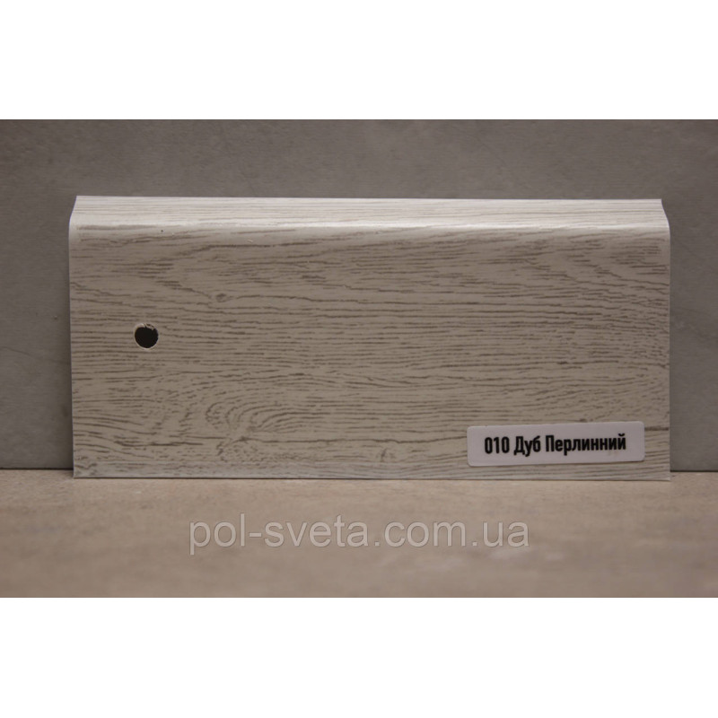 Плинтус ПВХ ТерПол 22х70х2200 мм, Дуб Перлинний 010