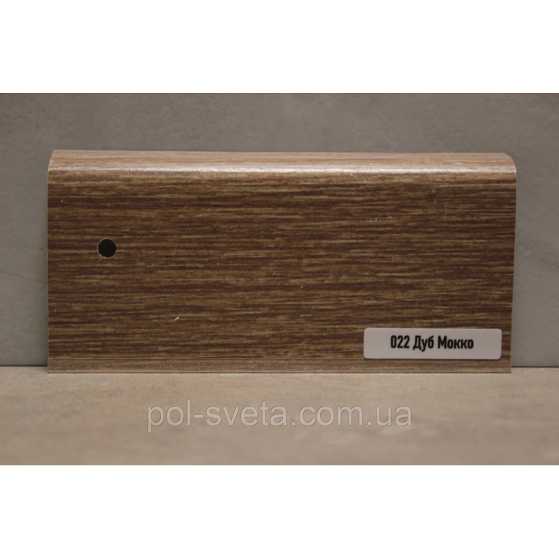 Плинтус ПВХ ТерПол 22х70х2200 мм, Дуб Мокко 022