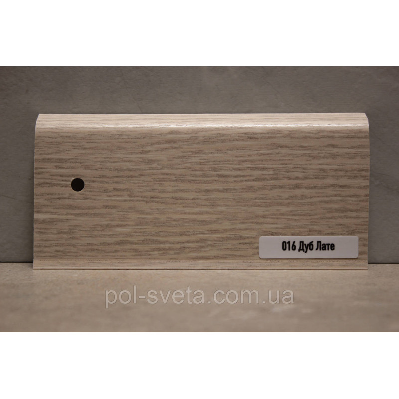 Плінтус ПВХ ТерПол 22х70х2200 мм, Дуб Лате 016