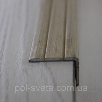 Поріг Алюмінієвий 23,5х19 L-подібні довжина 2,7 м, Ясен Світлий (УЛ-121) 1800