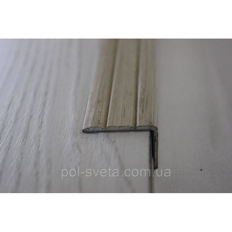 Поріг Алюмінієвий 23,5х19 L-подібні довжина 2,7 м, Ясен Світлий (УЛ-121) 2700