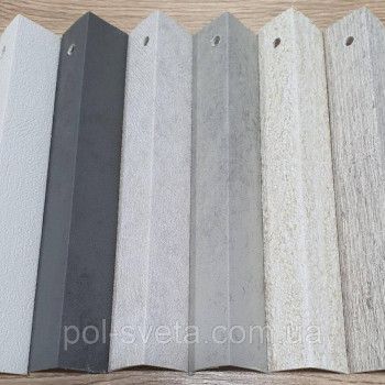 Кут ламінований 25х25х3000 мм, Інтонако Біла